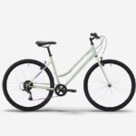 Vélo tout chemin Rockrider cadre bas EXPL 50 vert