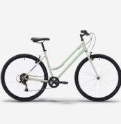 Vélo tout chemin Rockrider cadre bas EXPL 50 vert