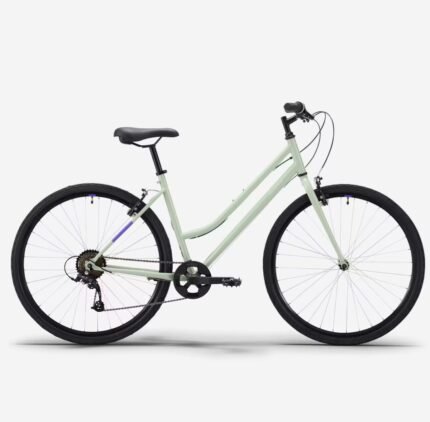 Vélo tout chemin Rockrider cadre bas EXPL 50 vert