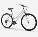 Vélo tout chemin Rockrider cadre bas EXPL 50 vert – Image 3