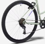Vélo tout chemin Rockrider cadre bas EXPL 50 vert – Image 6