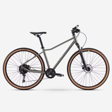 Vélo tout chemin ROCKRIDER cadre haut ACTV 500 vert
