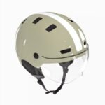 Casque vélo ville Btwin avec visière - cbh 580 vert brillant – Image 3