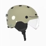 Casque vélo ville Btwin avec visière - cbh 580 vert brillant – Image 4