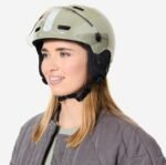 Casque vélo ville Btwin avec visière - cbh 580 vert brillant – Image 5