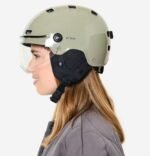 Casque vélo ville Btwin avec visière - cbh 580 vert brillant – Image 6
