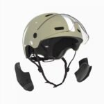 Casque vélo ville Btwin avec visière - cbh 580 vert brillant – Image 7