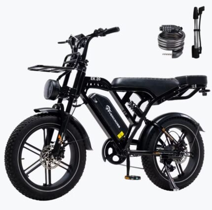 VTT Électrique EVERCROSS EK20- 20" Tout Terrain- Moteur 250W-Batterie 748Wh-APP-NFC