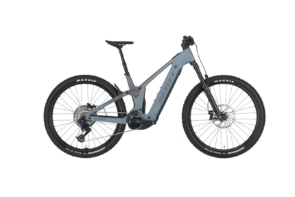 VTT Électrique Tout- Suspendu Scott Patron e Ride 910 Sram 12V 800Wh Bosch 100 Nm 29'' Gris/Bleu 2025 T.L 179/189cm - Produit Reconditionné