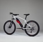 VTT électrique semi-rigide ROCKRIDER 27.5" - E-ST 100 Blanc Rouge – Image 4