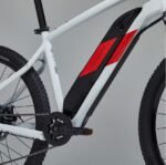 VTT électrique semi-rigide ROCKRIDER 27.5" - E-ST 100 Blanc Rouge – Image 5