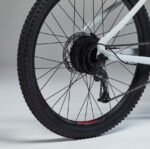 VTT électrique semi-rigide ROCKRIDER 27.5" - E-ST 100 Blanc Rouge – Image 6