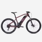VTT électrique semi-rigide ROCKRIDER 27.5 - E-ST 500 prune