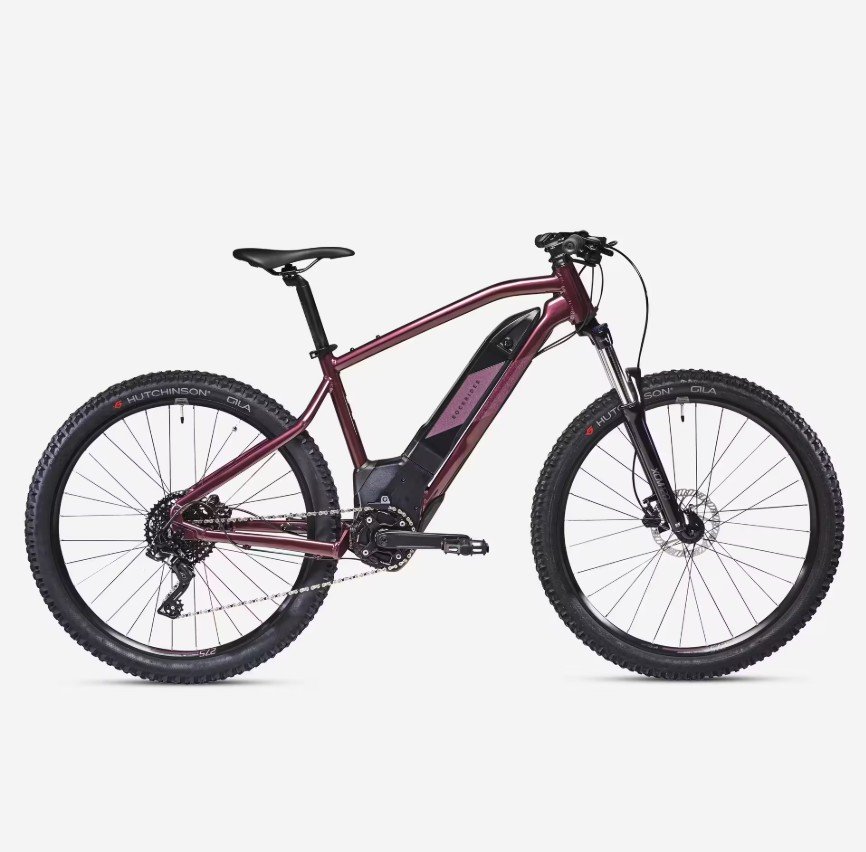 VTT électrique semi-rigide ROCKRIDER 27.5 - E-ST 500 prune (1) VTT électrique semi-rigide ROCKRIDER 27.5 - E-ST 500 prune