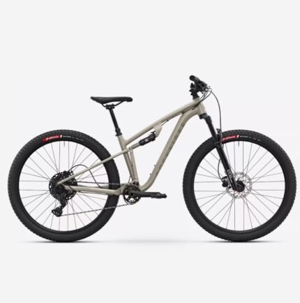 VTT randonnée tout suspendu ROCKRIDER 29 cadre aluminium EXPL 140 S beige