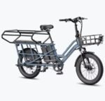 Vélo Cargo Fafrees FF20 CUV Batteries 2x15Ah 170km Pneus Fat Siège Enfant 200kg – Image 20