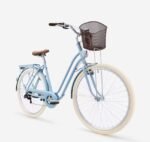 Vélo de ville ELOPS cadre bas 520 vert amande – Image 7