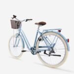 Vélo de ville ELOPS cadre bas 520 vert amande – Image 8
