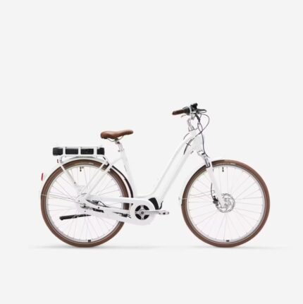 Vélo de ville électrique Elops 920 connect LF blanc