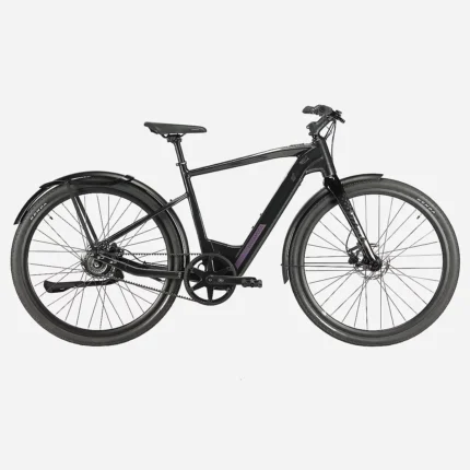 Vélo de ville électrique adulte Crosslite Noir