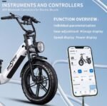 Vélo électrique Onesport OT08 Pro 20'' double batterie 48 V 36 Ah – Image 11
