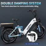 Vélo électrique Onesport OT08 Pro 20'' double batterie 48 V 36 Ah – Image 13