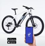 vtt électrique semi-rigide ROCKRDER 27.5" - e-st 100 blanc bleu – Image 3