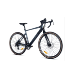 Moma Bikes E-GRAVEL 28PRO Equipped Full Shimano 8 vitesses Freins à disques TEKTRO Bat. Ion Lithium intégrée et amovible de 36V 10Ah