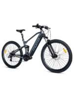 VTT Électrique VAE EMTB-29 Moteur Central Full Suspension SHIMANO ALTUS 8 Vitesses et Freins a disque Hydraulique Batterie Intégrée Ion Lithium 48V 13Ah – Image 3
