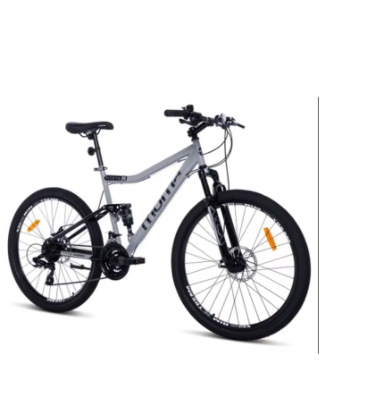 VTT ROCK Moma Bikes 26 FS SHIMANO 21v Freins a disques et Full Suspension