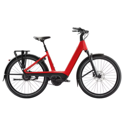 Vélo de Ville Électrique Trek Charter+ 4 Lowstep Enviolo 540Wh 700 mm Rouge 2026