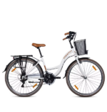 Vélo de Ville Moma bikes URBAN 28 SHIMANO 21v - Blanc – Image 3