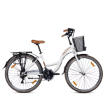 Vélo de Ville Moma bikes URBAN 28 SHIMANO 21v - Blanc