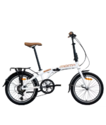 Vélo de Ville Pliant LIGHT 20 Aluminium SHIMANO 7v Selle Comfort - Blanc – Image 3