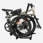 Vélo électrique pliant NAKAMURA Flexy Boost Beige – Image 7