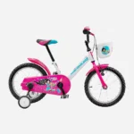 Vélo enfant Nakamura 16 pouces 3-6 ans Princesse Plume Rose et blanc – Image 4
